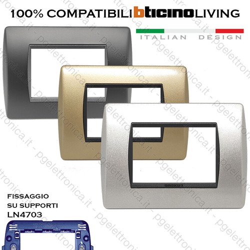 Placche compatibili metallo - compatibili,