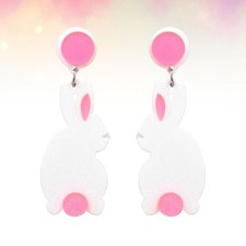  Semplice coniglio Eardrop Fashion Girls Orecchino Creativo Orecchio animale