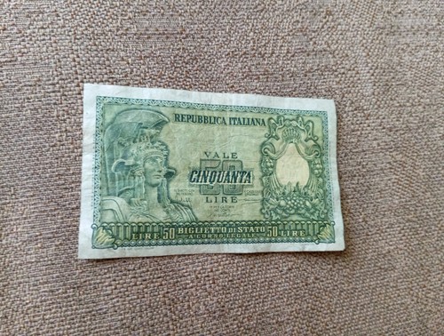 Banconota cinquanta lire - banconota, 50
