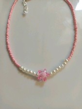 Collana perline vetro di - perline,