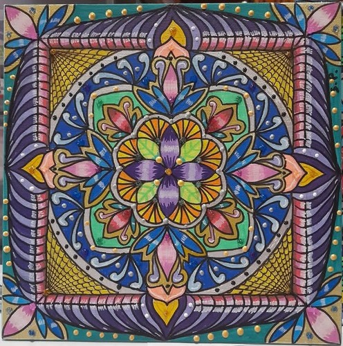 Mandala tela senza - mandala,