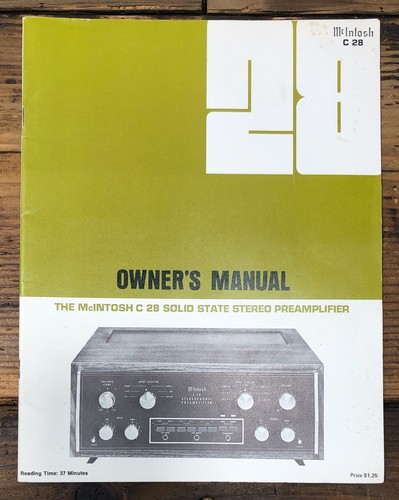 Mcintosh c28 28 - mcintosh,