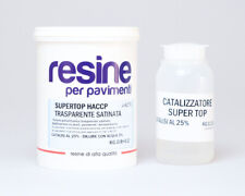 Jumbo Resina Poliuretanica Trasparente Satinata Haccp Pavimenti Pareti Kg1(12M²)