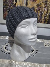 Cuffia  "GRIGIO MELANGE"  100% PURA LANA VERGINE  Made in ITALY  SCONTO 35%