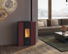 Stufa a pellet salvaspazio 6,7 kW GOTHA70 EDILKAMIN