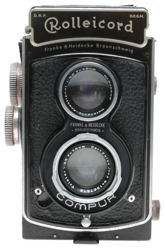 Rolleicord iia model - rolleicord, triotar