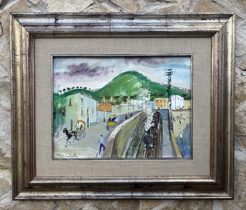 Quadro stazione con - quadro,