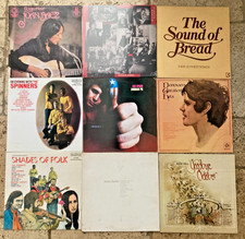 22 x FOLK VINYL LP RECORDS