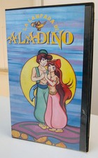 VIDEOCASSETTA VHS CARTONI ANIMATI FIABE ALADINO LUPO AGNELLINI "Fiabe... così"