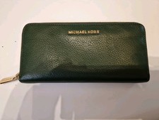 Portafogli Donna Michael Kors Pelle Verdone Usato Ottime Condizioni