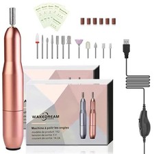 Lima Fresa Elettrica Per Unghie Kit Manicure Pedicure Velocita' Regolabile_