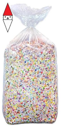 Ciao coriandoli 10kg sacco - coriandoli,