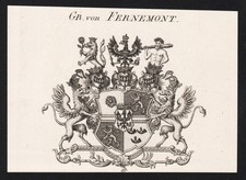 Stemma Fernemont Incisione In