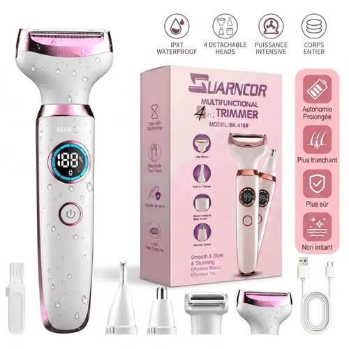 Rasoio elettrico donna 4in1 - elettrico,