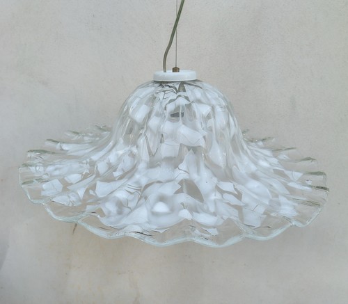 Lampada sospensione vetro - a, in