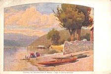 AL3-86) CARTOLINA EDIZIONI CALZATURIFICIO VARESE LAGO DI GHIRLA