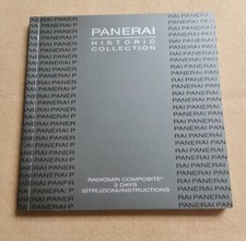 Panerai Radiomir Pam00504 composite 3 days instruction booklet 2013