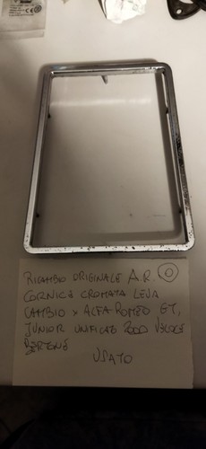 Cornice cromata leva cambio - leva,