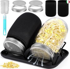 MOYKSRR Barattolo Germogliatore Set, Kit di Barattoli per Germogliamento di