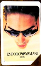 G 596 C&C 2655 SCHEDA TELEFONICA USATA EMPORIO ARMANI OCCHIALI  10.000 L.