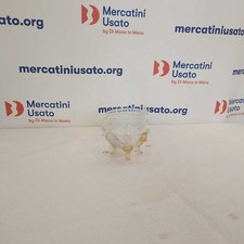 Alzatina Vetro Murano Piedini Dorati Vetro Bianco Opalescente Italia XX Secolo
