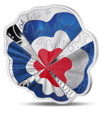 10 Euro Moulin Rouge Argento