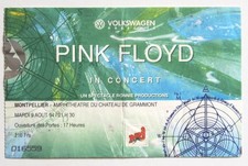PINK FLOYD billet ticket stub