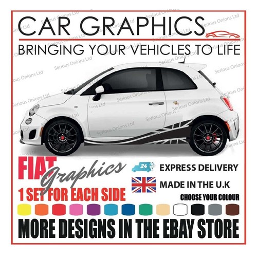 Adesivo murale fiat 500 abarth - adesivo,