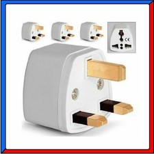 ADATTATORE DA VIAGGIO UNIVERSALE SPINA INGLESE UK CONVERTITORE NUOVO LINQ