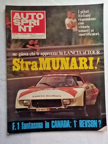 Autosprint del 1973 - del,
