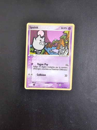 Carte pokemon spoink 100 - 62/100, ex