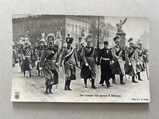 m) Cartolina militare Kaiser Germania reali 