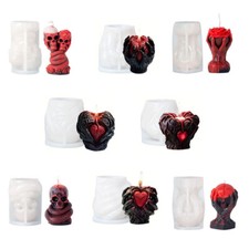 Stampo candela serpente testa