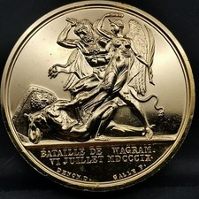 MEDAILLE 41mm BRONZE Dorée or