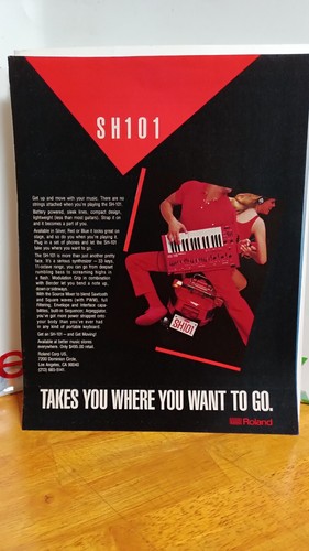 Tastiera roland 101 1985 - sh-101,