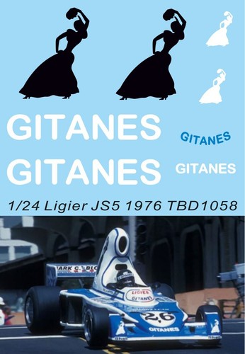Decals per ligier js5 - 1/24,
