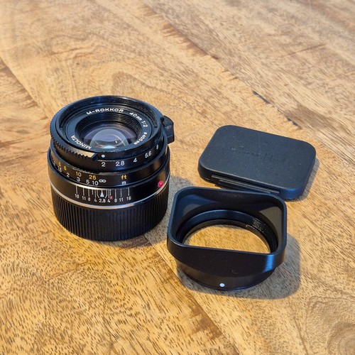 Minolta rokkor 40mm leica - m-rokkor,