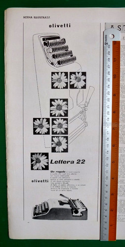 Pubblicità olivetti lettera - olivetti,