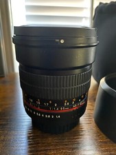 Samyang 85mm F1.4 Aspherical