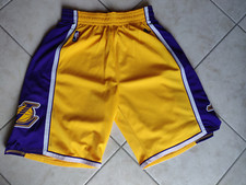PANTALONCINO NIKE BASKET LEBRON JAMES LAKERS LOS ANGELES 23 GIALLO PALLACANESTRO