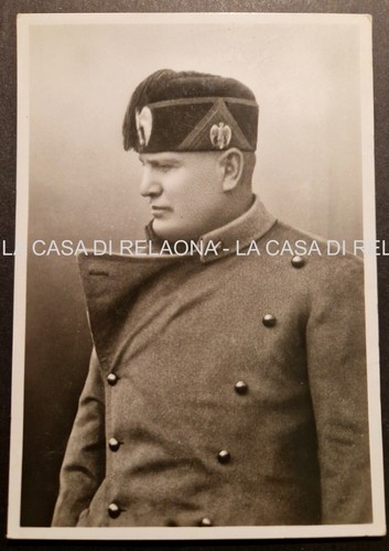 Cartolina benito mussolini - benito,