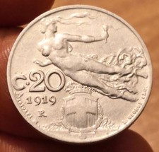 Moneta 20 Centesimi 1919