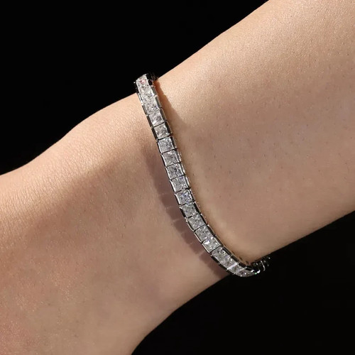 Bracciale tennis diamanti - bracciale,