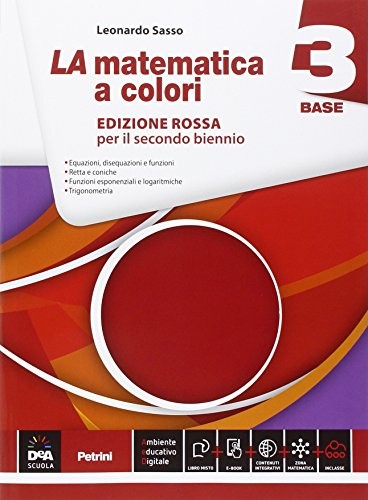Matematica colori rossa 3 - colori,