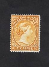 FALKLAND: Yv 13 Crown CA (SG