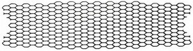 Griglia paraurti anteriore - griglia,