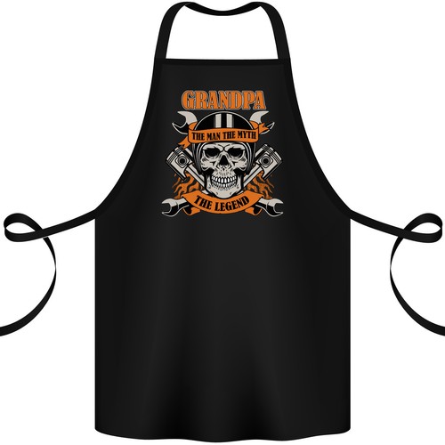 Biker nonno uomo mito - biker,