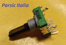 POTENZIOMETRO ROTATIVO B100K ALPHA 7 PIN + 2 montaggio PCB ( = 4 PEZZI)
