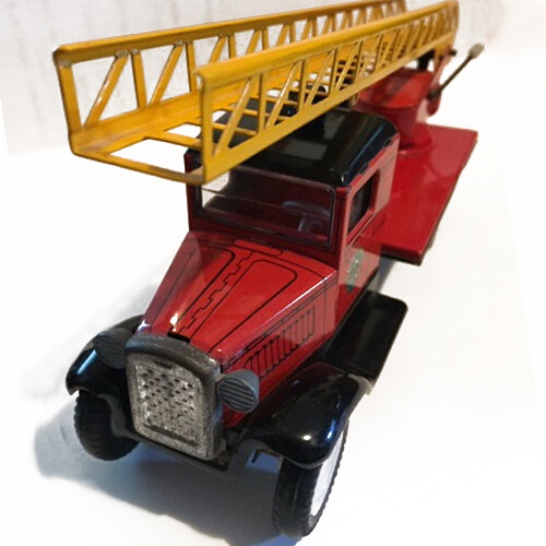 Modellino camion rosso - modellino,