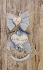 Fiocco Nascita bimbo Nome Personalizzato